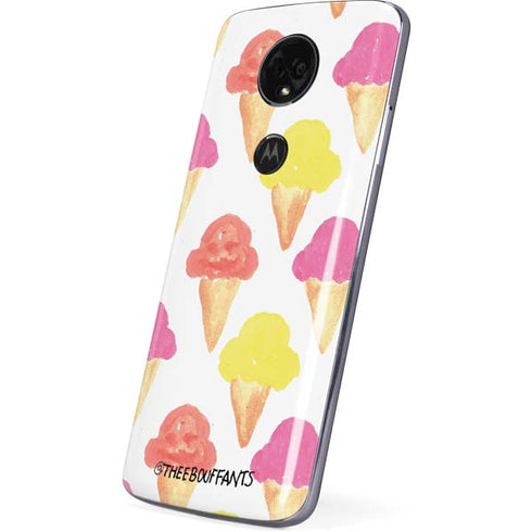 Bouffants and Broken Hearts Ice Cream Moto E5 Plus Skin