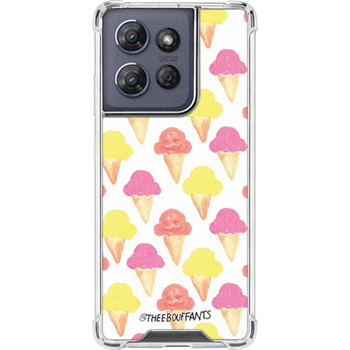 Bouffants and Broken Hearts Ice Cream Moto G Play 5G (2025) Clear Case