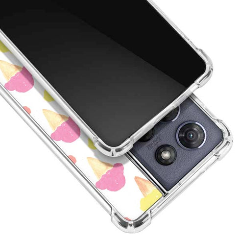 Bouffants and Broken Hearts Ice Cream Moto G Play 5G (2025) Clear Case