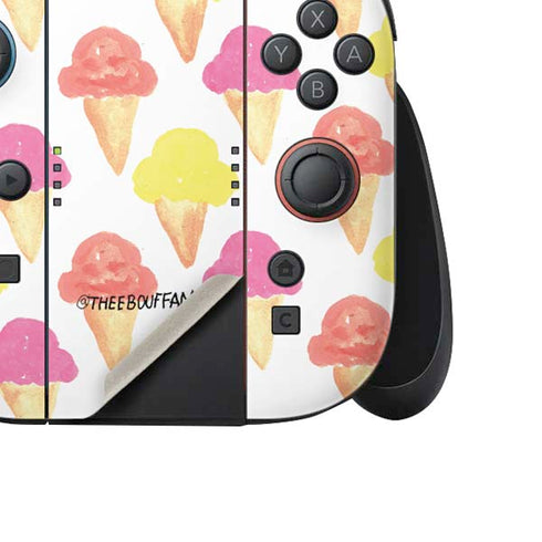 Bouffants and Broken Hearts Ice Cream Nintendo Switch 2 (2025) Joy-Con Controller Skin