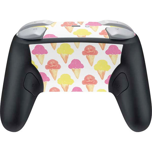 Bouffants and Broken Hearts Ice Cream Nintendo Switch 2 (2025) Pro Controller Skin