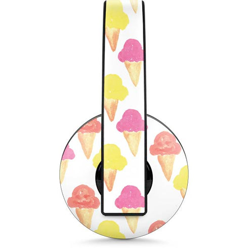 Bouffants and Broken Hearts Ice Cream PlayStation 4 Gold Wireless Headset Skin