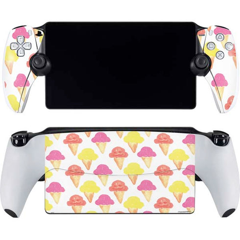 Bouffants and Broken Hearts Ice Cream PlayStation Portal Remote Player Skin