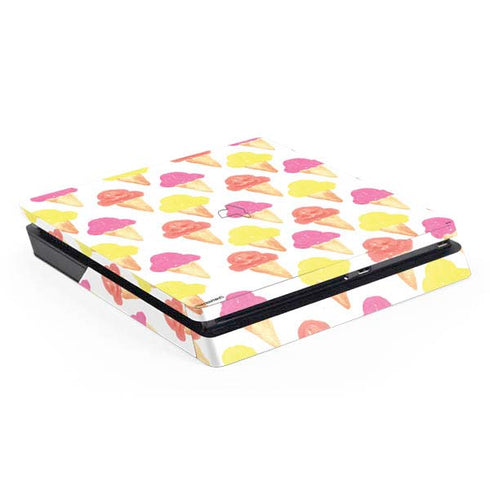 Bouffants and Broken Hearts Ice Cream PS4 Slim Skin