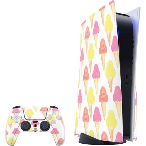 Bouffants and Broken Hearts Ice Cream PlayStation PS5 Skins
