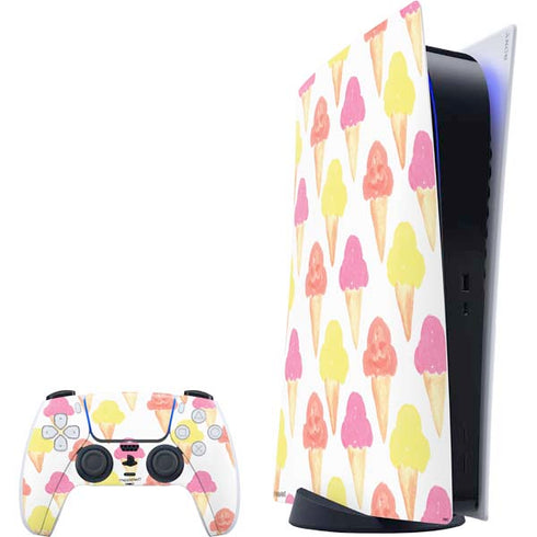 Bouffants and Broken Hearts Ice Cream PlayStation PS5 Skins