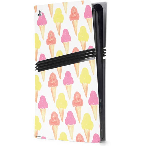 Bouffants and Broken Hearts Ice Cream PS5 Pro Console Skin