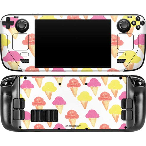 Bouffants and Broken Hearts Ice Cream Steam Deck Handheld Gaming Computer OLED Skin