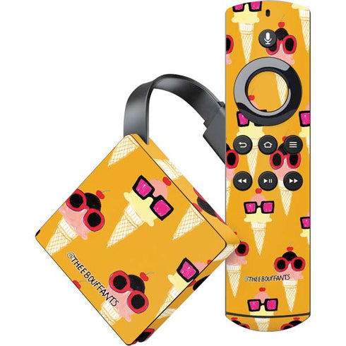Bouffants and Broken Hearts Ice Cream with Shades Amazon Fire TV Skin