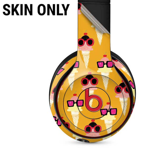 Bouffants and Broken Hearts Ice Cream with Shades Beats Solo 3 Wireless Skin