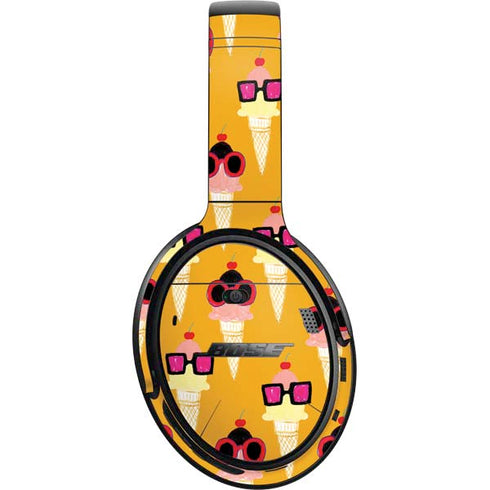 Bouffants and Broken Hearts Ice Cream with Shades Bose QuietComfort 35 II Headphones Skin