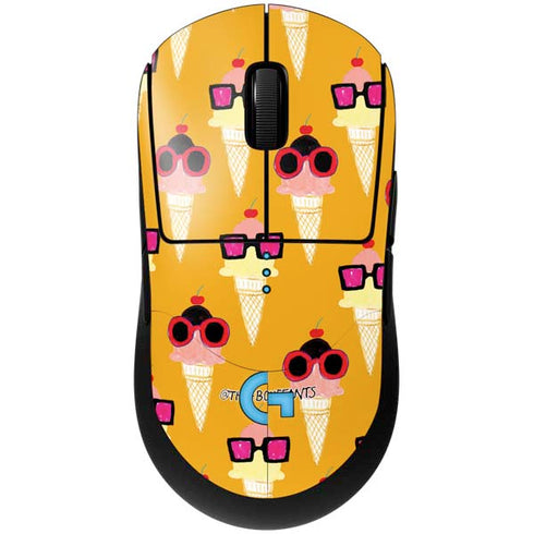 Bouffants and Broken Hearts Ice Cream with Shades G Pro Wireless Gaming Mouse Skin