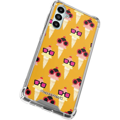 Bouffants and Broken Hearts Ice Cream with Shades Gabb Phone 4 Clear Case