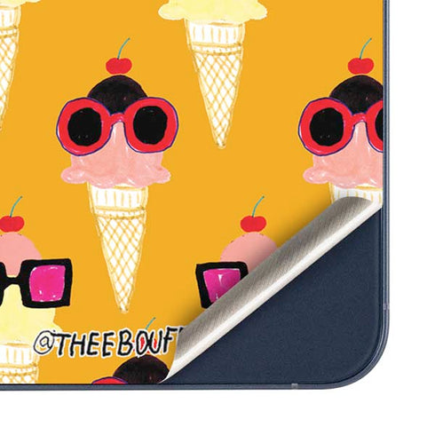 Bouffants and Broken Hearts Ice Cream with Shades Galaxy A35 5G Skin
