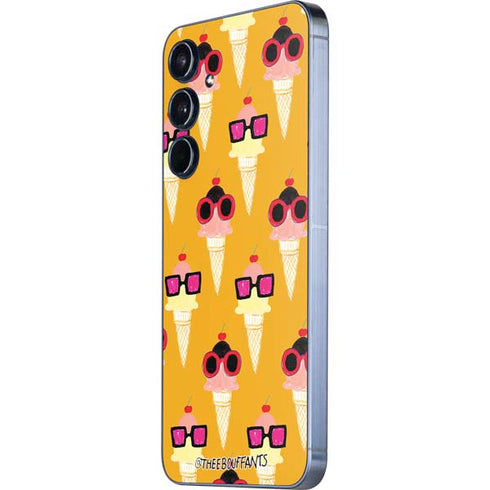 Bouffants and Broken Hearts Ice Cream with Shades Galaxy A55 5G Skin