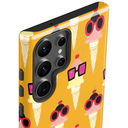 Bouffants and Broken Hearts Ice Cream with Shades Galaxy S23 Ultra Pro Case