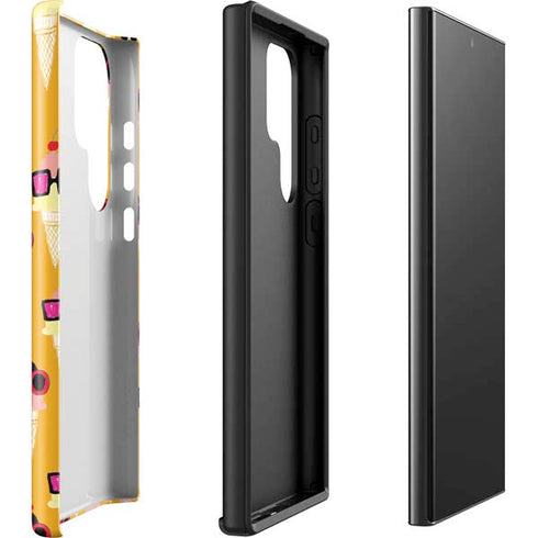 Bouffants and Broken Hearts Ice Cream with Shades Galaxy S23 Ultra Pro Case