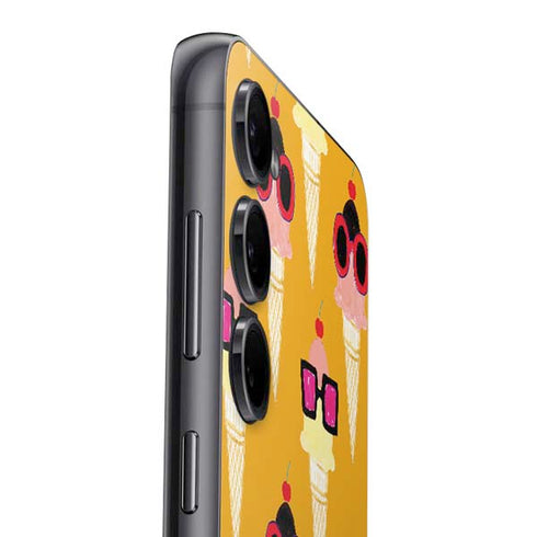 Bouffants and Broken Hearts Ice Cream with Shades Galaxy S25 Plus Skin