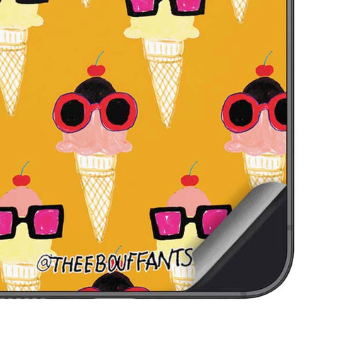 Bouffants and Broken Hearts Ice Cream with Shades Galaxy S24 Skin