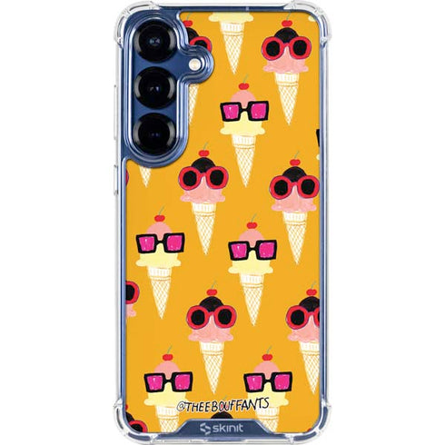 Bouffants and Broken Hearts Ice Cream with Shades Galaxy S25 Plus Clear Case