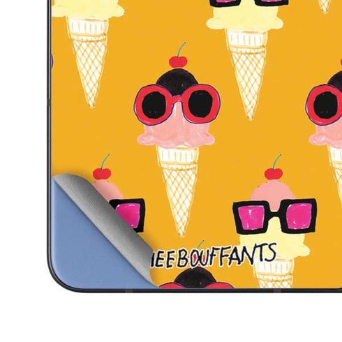 Bouffants and Broken Hearts Ice Cream with Shades Galaxy Z Fold5 5G Skin