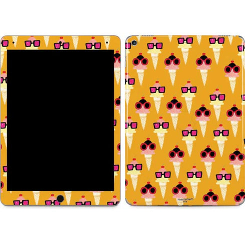 Bouffants and Broken Hearts Ice Cream with Shades iPad Skins