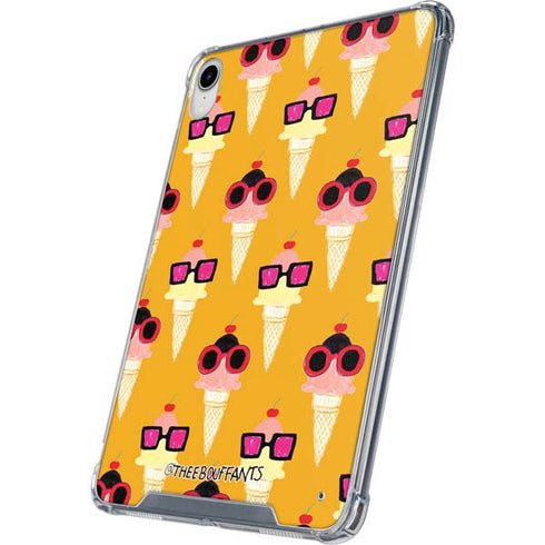 Bouffants and Broken Hearts Ice Cream with Shades iPad 11th Gen (2025) Clear Case