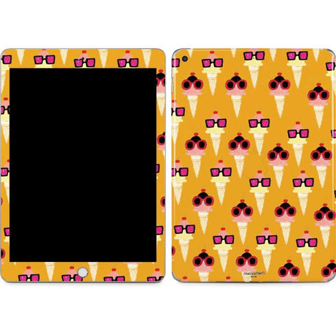 Bouffants and Broken Hearts Ice Cream with Shades Apple iPad Skin