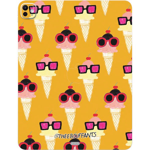 Bouffants and Broken Hearts Ice Cream with Shades iPad Pro 13in M4 (2024) Skin