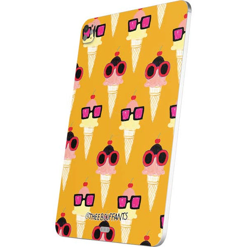 Bouffants and Broken Hearts Ice Cream with Shades iPad Pro 13in M4 (2024) Skin