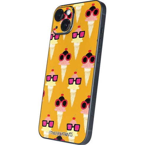 Bouffants and Broken Hearts Ice Cream with Shades iPhone 15 Skin