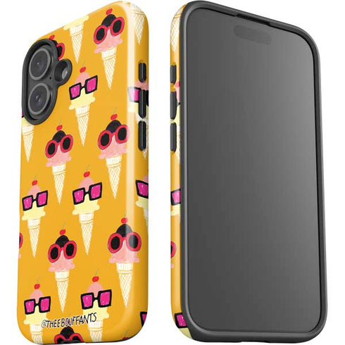 Bouffants and Broken Hearts Ice Cream with Shades iPhone 16 Plus Impact Case
