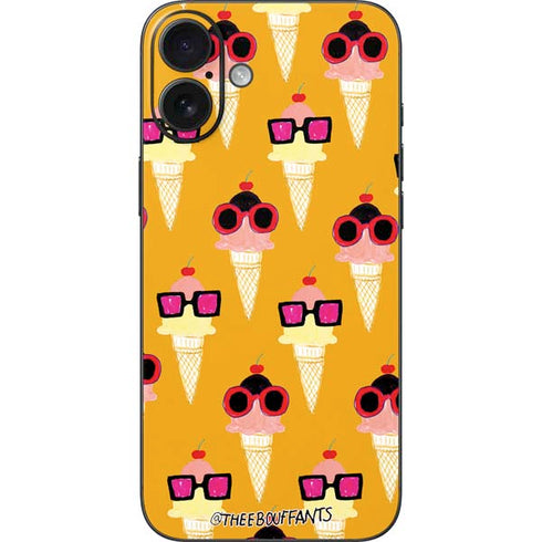 Bouffants and Broken Hearts Ice Cream with Shades iPhone 16 Plus Skin