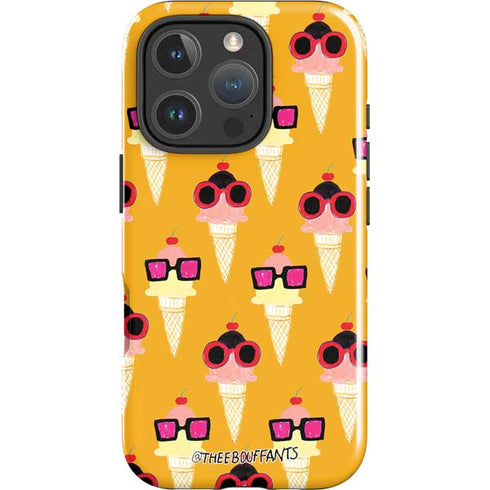 Bouffants and Broken Hearts Ice Cream with Shades iPhone 16 Pro Impact Case