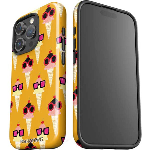 Bouffants and Broken Hearts Ice Cream with Shades iPhone 16 Pro Impact Case
