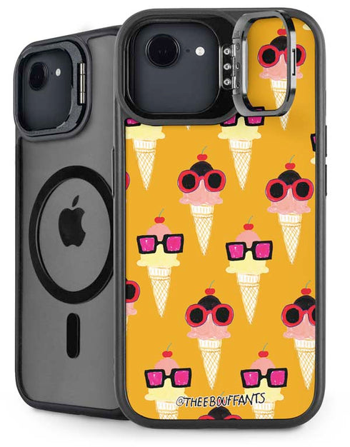 Bouffants and Broken Hearts Ice Cream with Shades iPhone 16e Kickstand Case