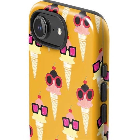 Bouffants and Broken Hearts Ice Cream with Shades iPhone 16e Impact Case