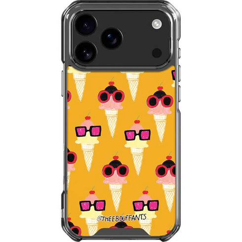 Bouffants and Broken Hearts Ice Cream with Shades iPhone 18 Pro Max Clear Case