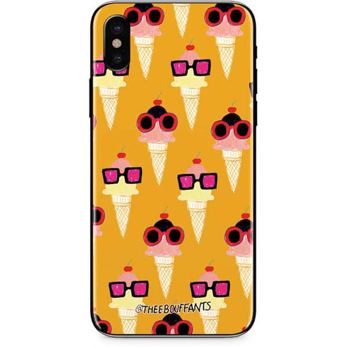 Bouffants and Broken Hearts Ice Cream with Shades iPhone XS Max Skin