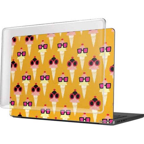 Bouffants and Broken Hearts Ice Cream with Shades MacBook Pro 14in (2021-24) Case plus Skin