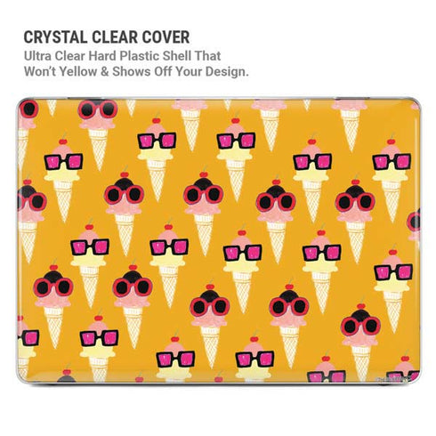 Bouffants and Broken Hearts Ice Cream with Shades MacBook Pro 14in (2021-24) Case plus Skin