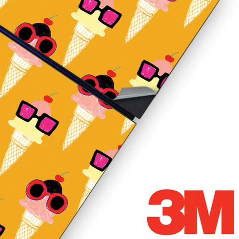 Bouffants and Broken Hearts Ice Cream with Shades PS4 Console Skin