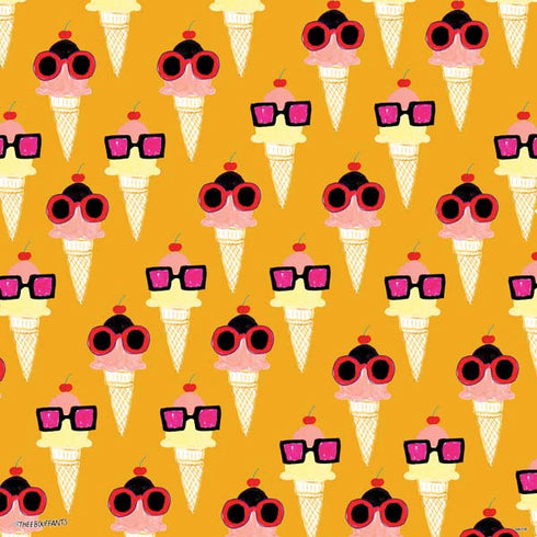 Bouffants and Broken Hearts Ice Cream with Shades PS4 Console Skin