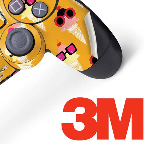 Bouffants and Broken Hearts Ice Cream with Shades PS4 Controller Skin