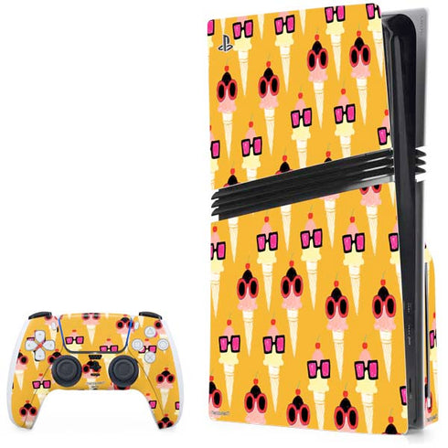 Bouffants and Broken Hearts Ice Cream with Shades PS5 Pro Disk Bundle Skin