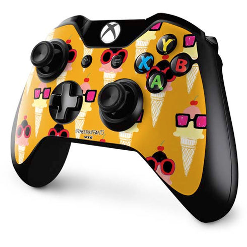 Bouffants and Broken Hearts Ice Cream with Shades Xbox One Controller Skin