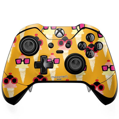 Bouffants and Broken Hearts Ice Cream with Shades Xbox One Elite Controller Skin