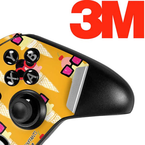 Bouffants and Broken Hearts Ice Cream with Shades Xbox One Elite Controller Skin
