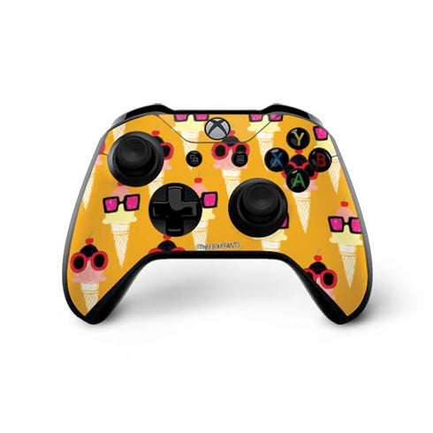 Bouffants and Broken Hearts Ice Cream with Shades Xbox One X Controller Skin