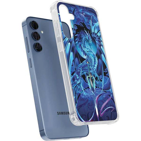 Ice Dragon by Ruth Thompson Galaxy A55 5G Clear Case